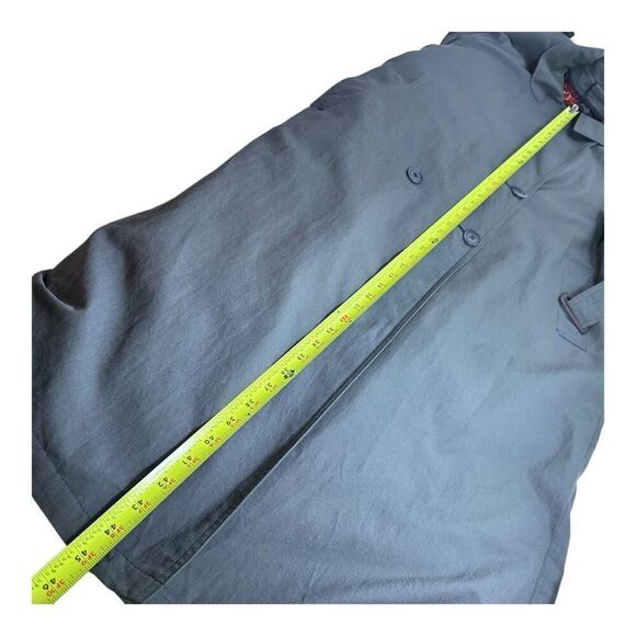 Vintage 80s London Fog Floral-Lined Thinsulate Trench Coat Wn Size12 Reg - Picture 8 of 8